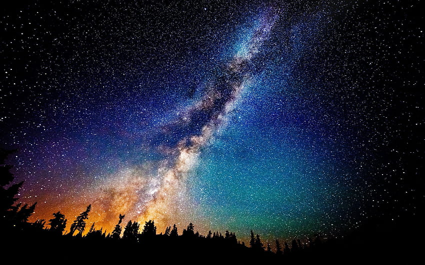 Milky Way Galaxy, milky way anime HD wallpaper | Pxfuel