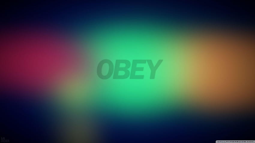 Obey Logo ❤ für Ultra TV • Tablet, voll gehorchen HD-Hintergrundbild