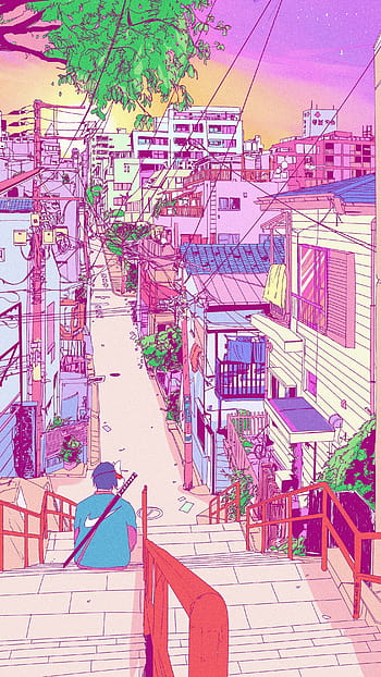 Retro anime city HD wallpapers | Pxfuel