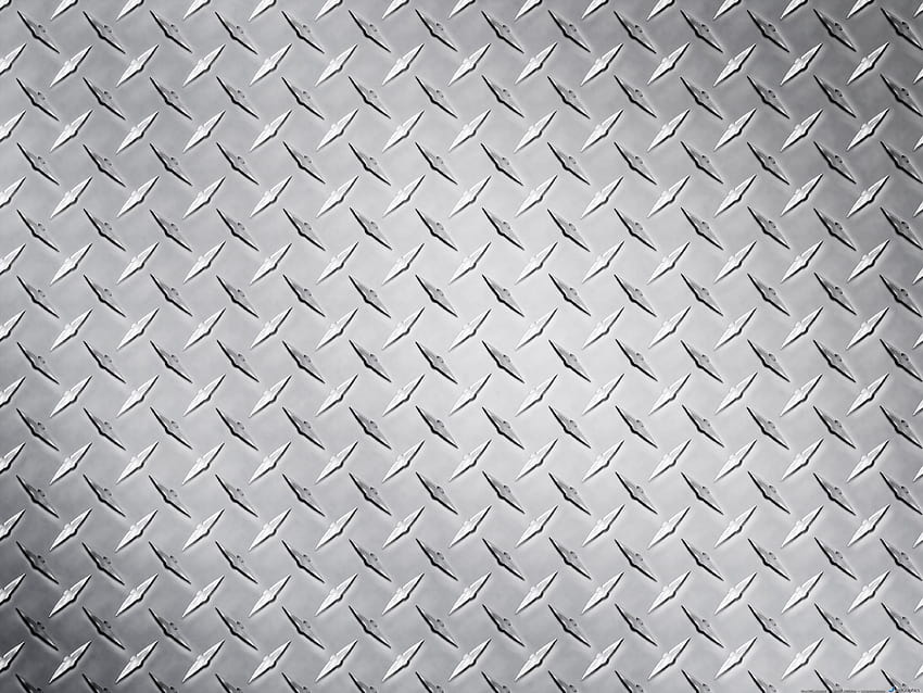 Metal diamond plate texture, chrome metal HD wallpaper