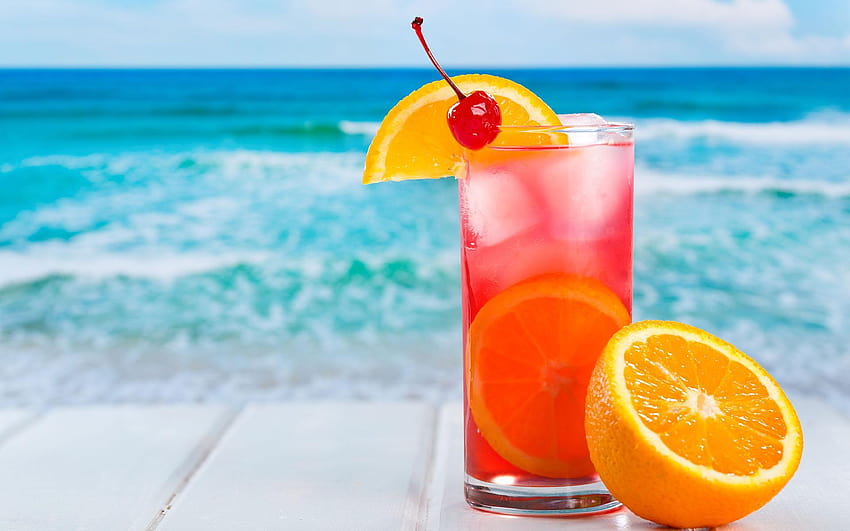 Cocktail, cold drink HD wallpaper