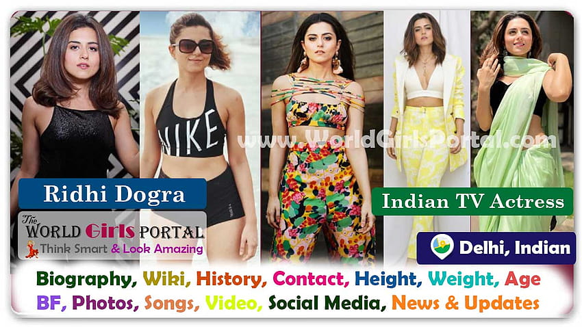 Ridhi Dogra Biographie Wiki Coordonnées Delhi TV Actrice WhatsApp Numéro Vidéo BF Carrière Style de vie Famille Bio Fond d'écran HD