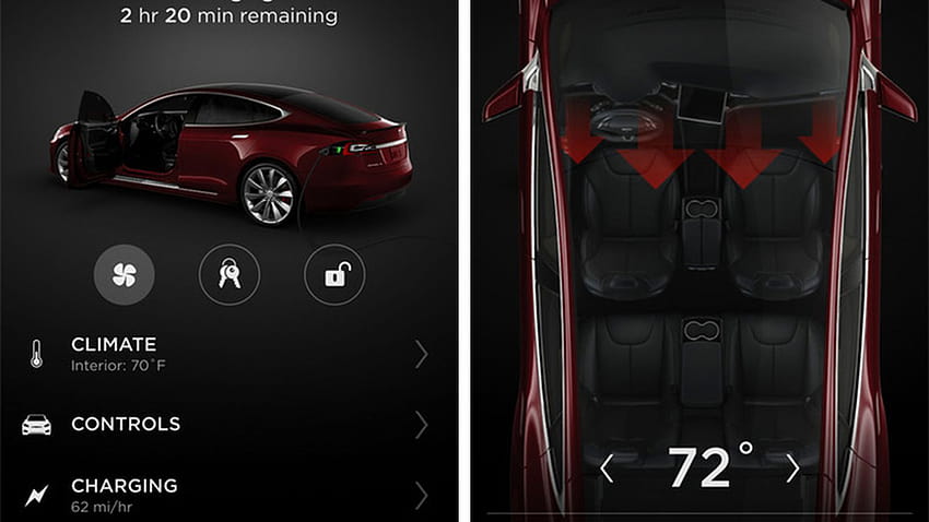 Tesla Releases Completely Redesigned iPhone App With Touch ID Support HD wallpaper