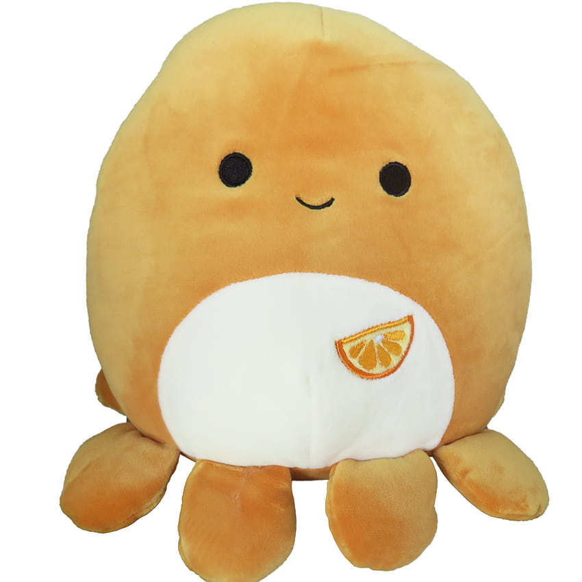 Squishmallow 8 inch Veronica the Octopus Plush Toy, Soft Stuffed Animal, Limited Edition, Orange HD phone wallpaper