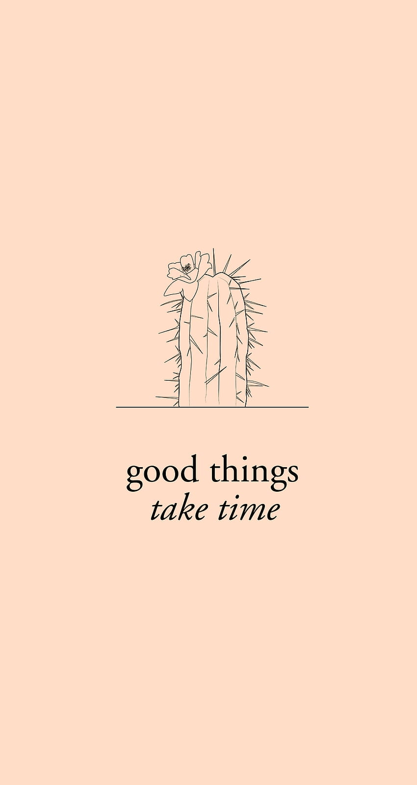 Good Things Take Time, positive note HD phone wallpaper