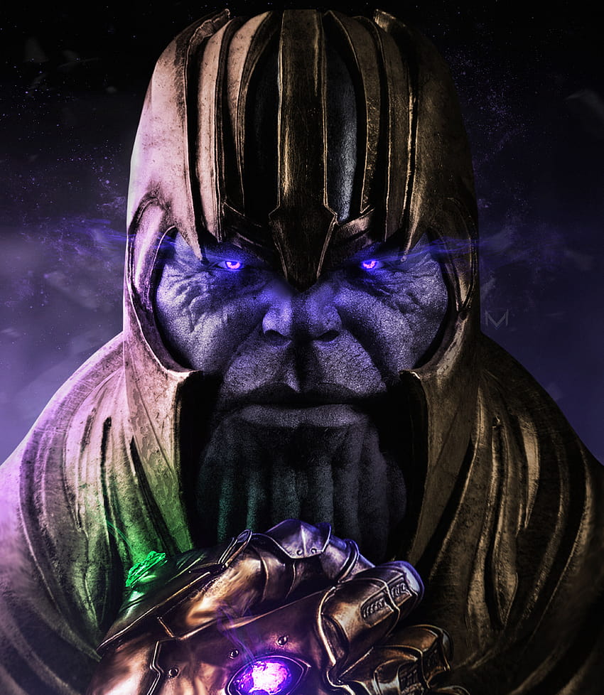 Thanos, Avengers: Infinity War, Grafica Creativa, Infinity War Thanos Sfondo del telefono HD