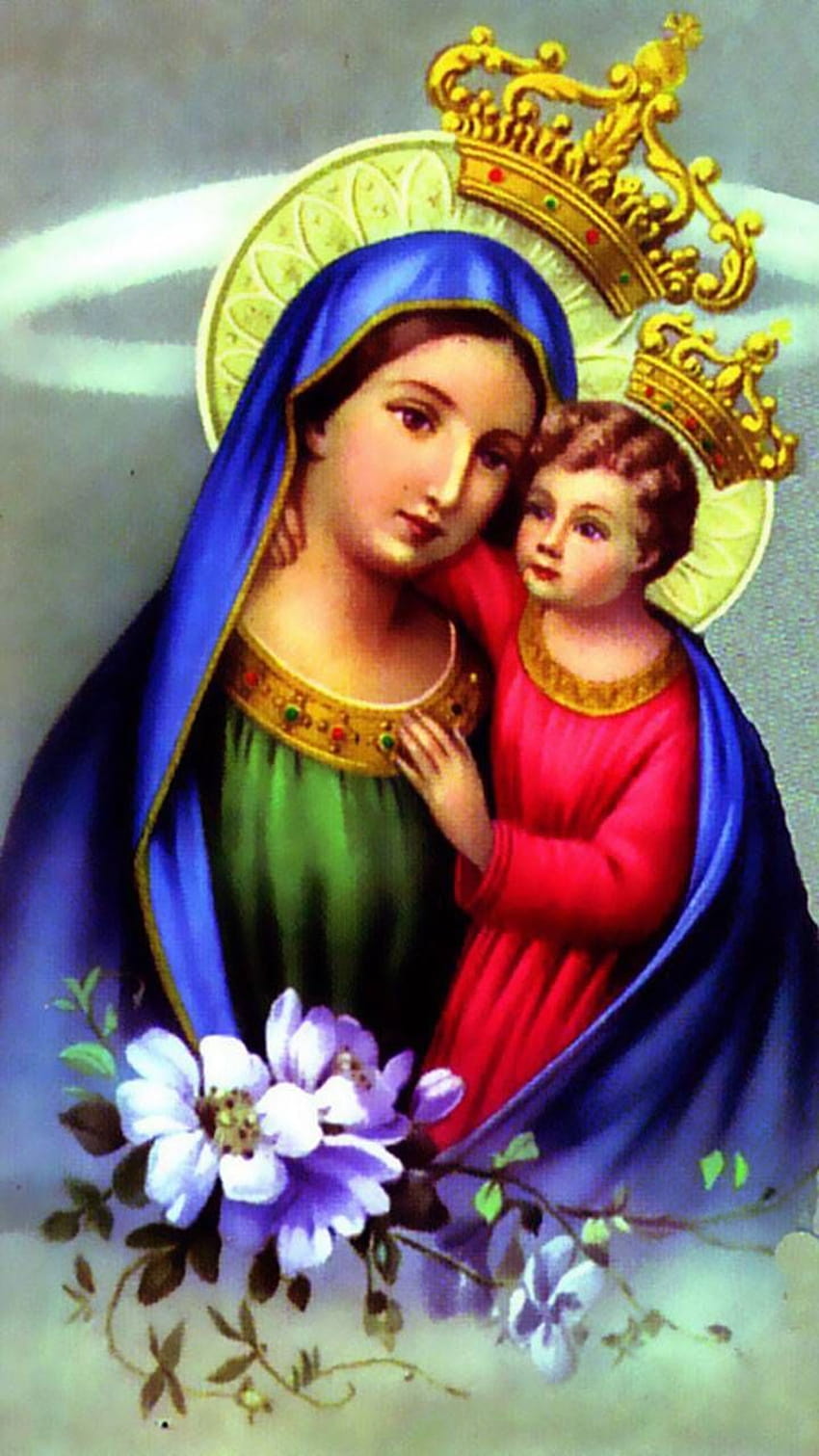 Mary and Baby Jesus, maria madre de jesus HD phone wallpaper