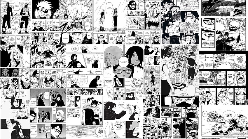 Panel Naruto Manga [1920 x 1080]:, panel fondo de pantalla