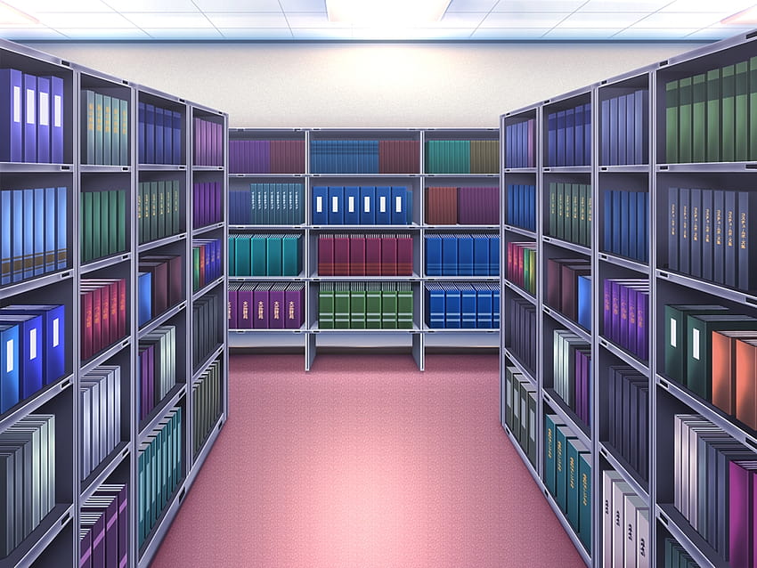 Anime Library HD phone wallpaper  Peakpx