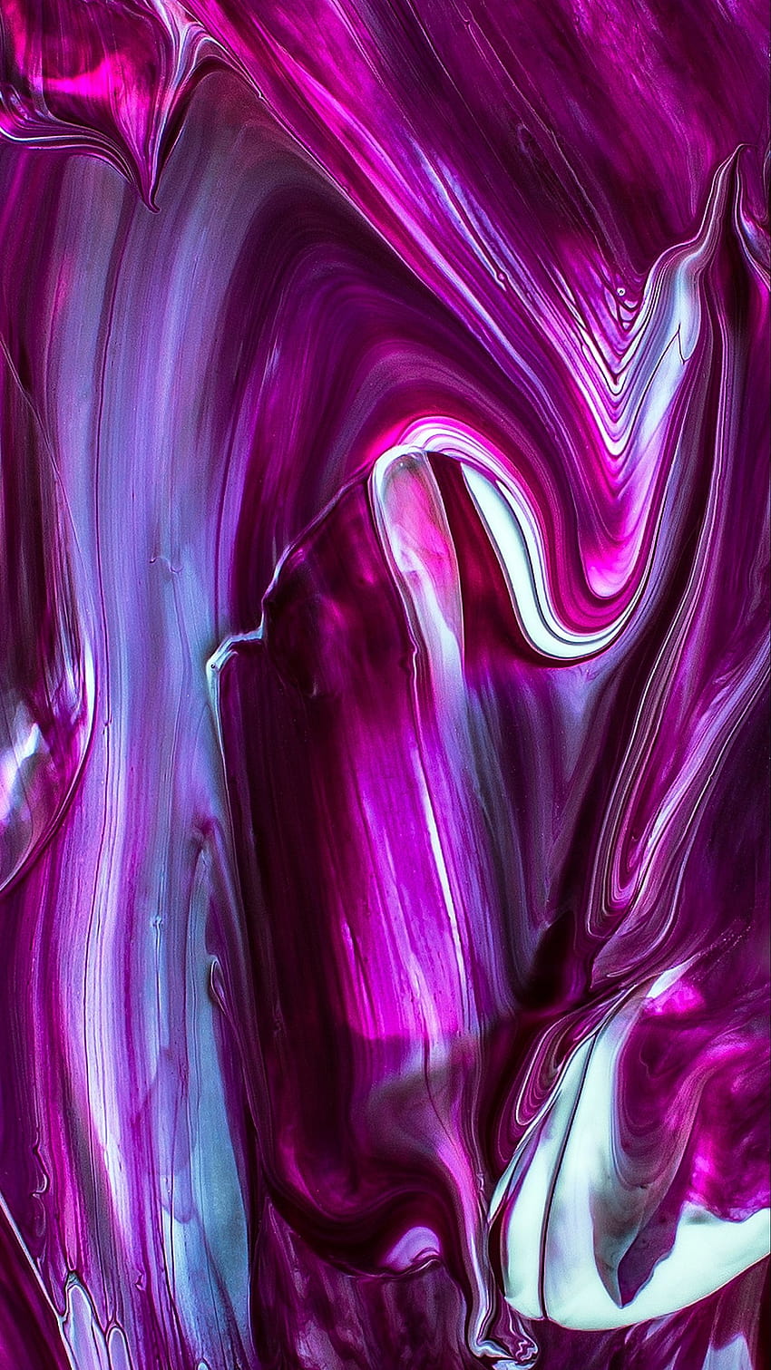 1440x2560 paint, drips, lines, lilac, bright, drip art HD phone wallpaper