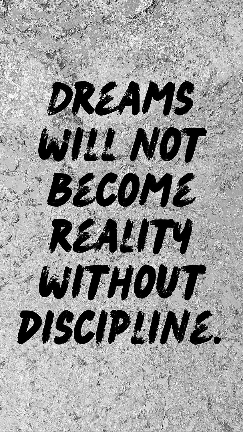 Inspirational and Motivational Quotes + Phone Backgrounds, discipline quote phone HD phone wallpaper