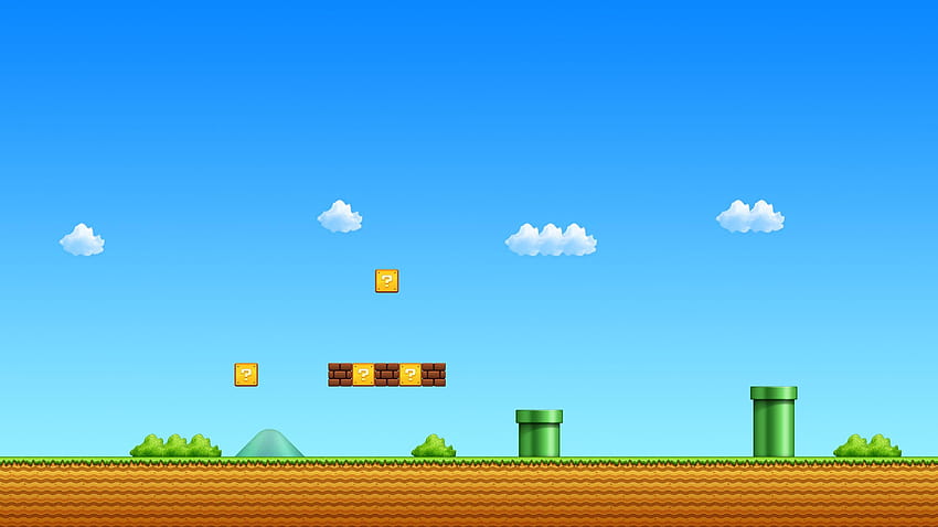 121 Super Mario Bros. HD-Hintergrundbild