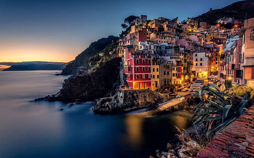 Cinque Terre Ligurian Sea Italy, Full HD wallpaper