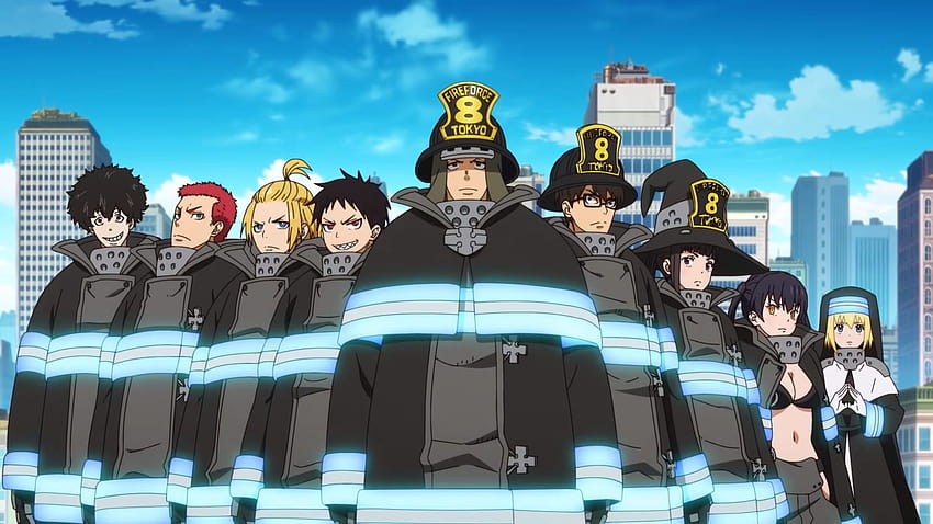 Fire Force Сезон 2 Аниме ще има 24 епизода, премиера на 3 юли, enen no shouboutai ni no shou HD тапет