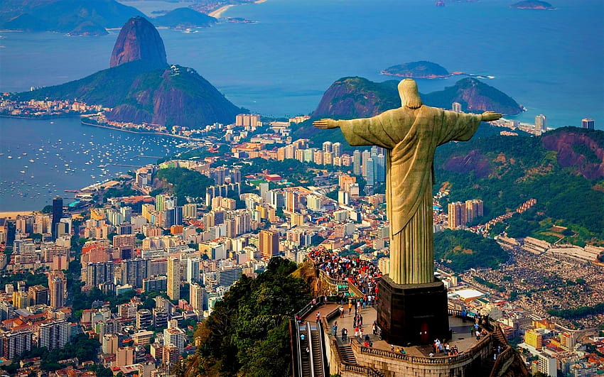 Statue of Jesus in Rio De Janeiro, jesus statue HD wallpaper