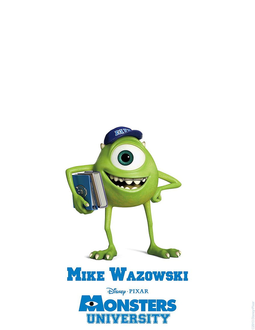 Mike Wazowski Monsters University, mike wazowski tumblr background HD phone wallpaper
