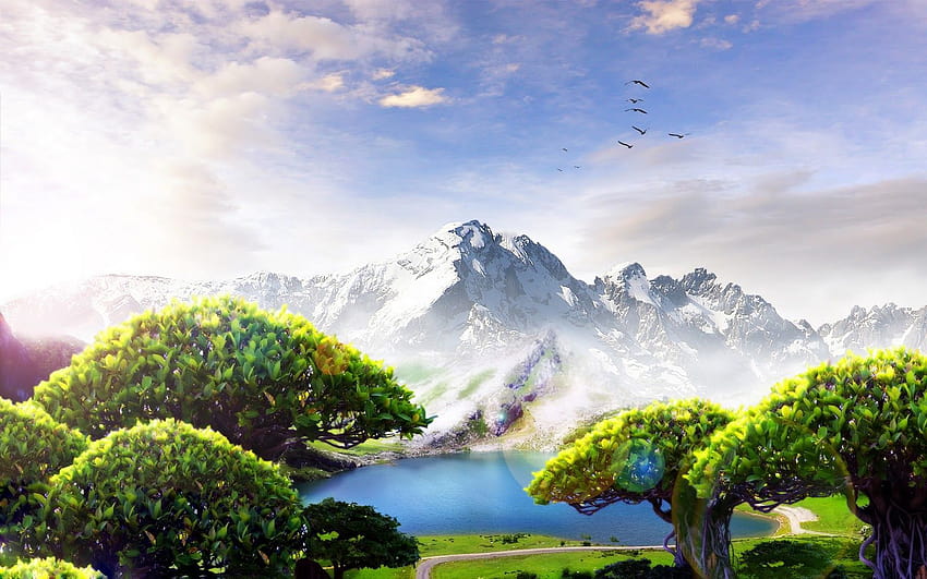 3 hermosos paisajes de anime ultra fondo de pantalla | Pxfuel