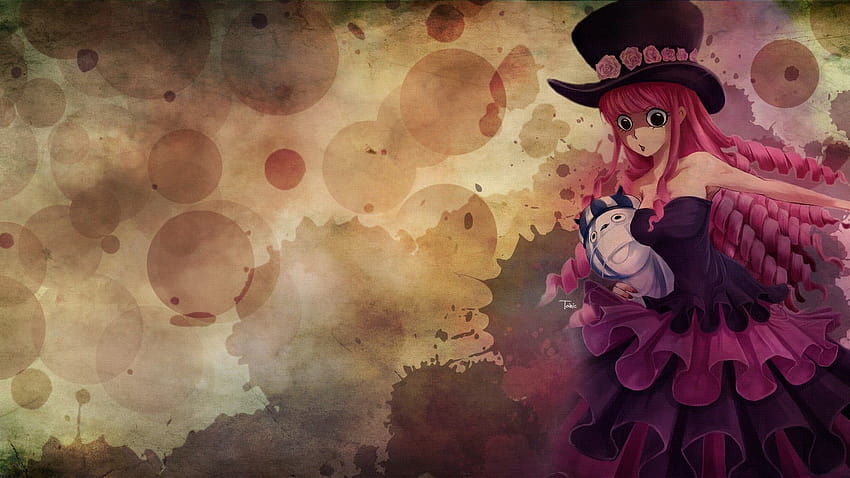 personnage d'anime féminin en robe noire et rose One Piece filles anime chapeaux drôles, une pièce fille pc Fond d'écran HD