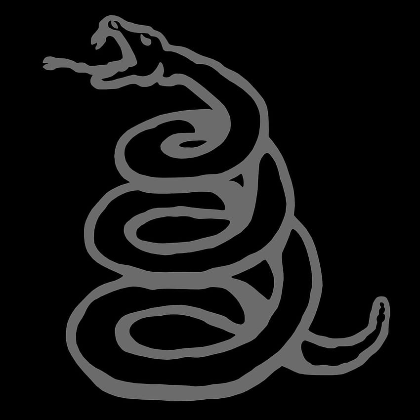 Metallica Black Album Snake F by daldaemar, metallica snake HD phone wallpaper