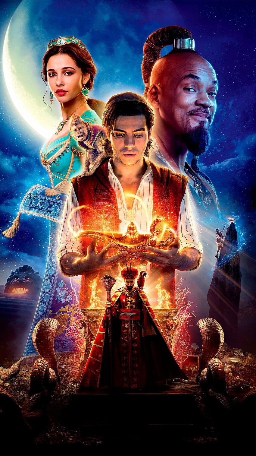 Aladdin, will smith 2019 HD phone wallpaper