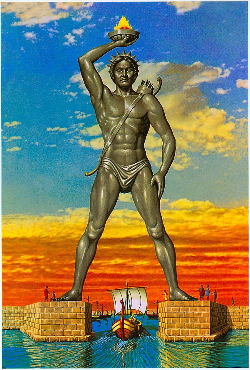 Seven Ancient Wonders of the World: Fun Facts and of the Colossus of Rhodes HD phone wallpaper