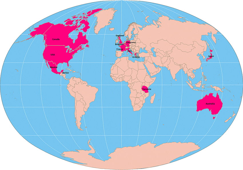 Weltkarte Englische Weltkarte England auf Weltkarte England in Weltkarte [1500x1050] für Ihr Handy und Tablet HD-Hintergrundbild