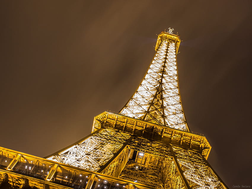 Eiffel Tower, Night, Champ de Mars, Paris, , World, paris france eiffel tower HD wallpaper