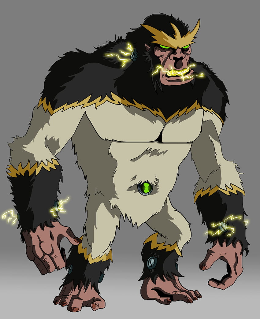 Shocksquatch redesigned by me. I decided to go ith a mixture of his 2 appearances. he isn't slim as in OV, but not as thick as in HU. The black and yellow HD phone wallpaper