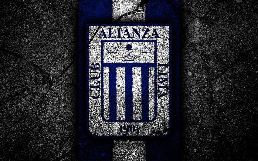 Alianza Lima FC, лого, Перуанска Примера, Лима Перу HD тапет