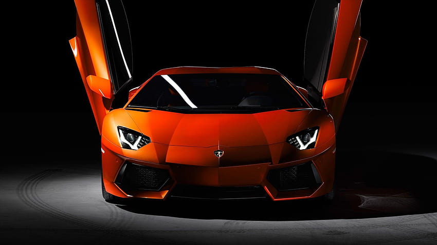 Lamborghini Aventador 2013 Orange, lamborghini models HD wallpaper