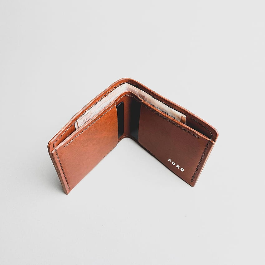 AURO billfold • Cognac • leather wallet – AURO Carry HD phone wallpaper