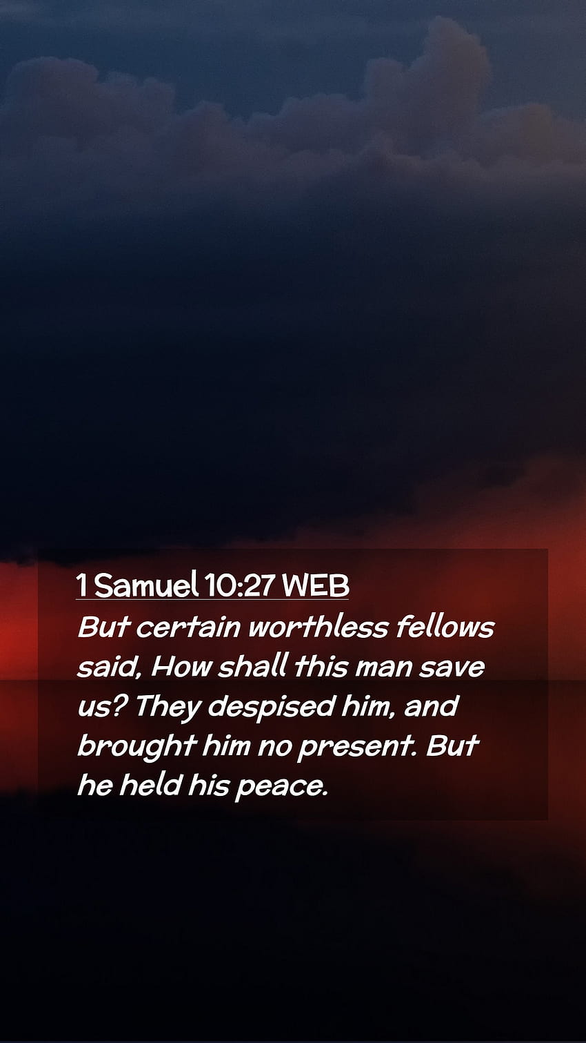 1 Samuel 10 27 WEB Mobile Phone HD Phone Wallpaper Pxfuel