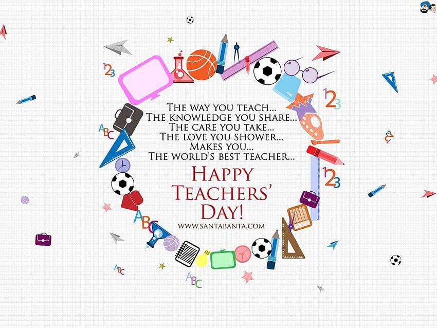 world teachers day HD wallpaper