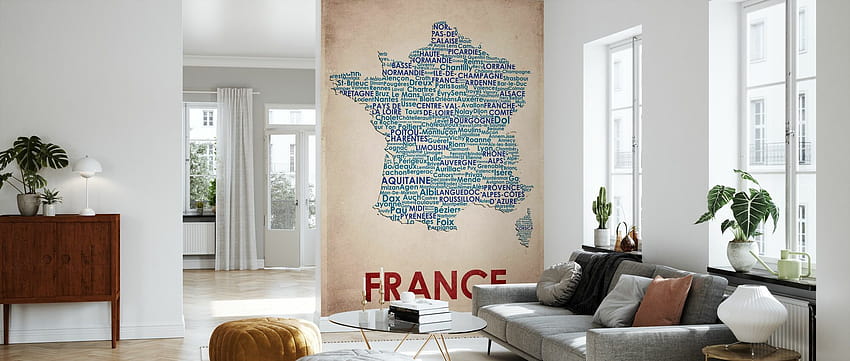 フランス地図 – 壁の壁画で飾る – 壁 高画質の壁紙