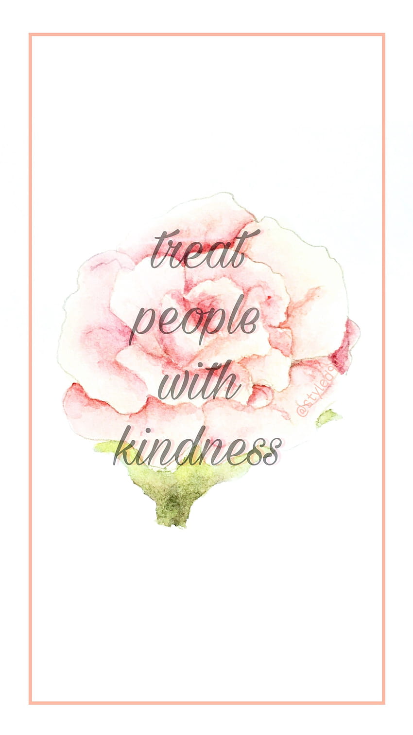 Harry Styles, treat people with kindness HD phone wallpaper