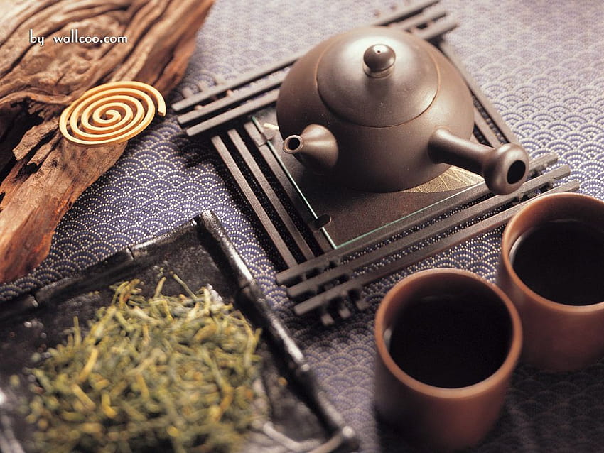 Japanese Tea Ceremony & Tea Set : Tea Cup , Teapot, Tableware 1024x768 NO.15 HD wallpaper