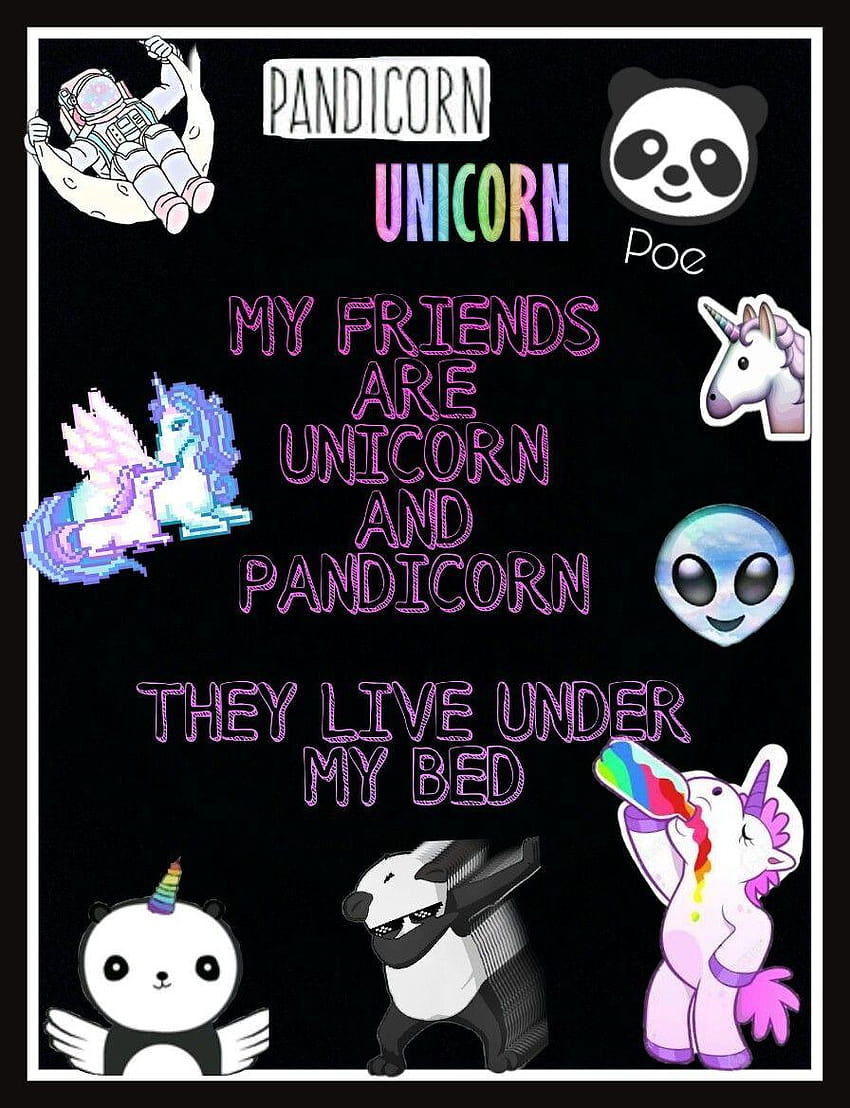 ToEdit pandicorn unicorn believe alien HD phone wallpaper