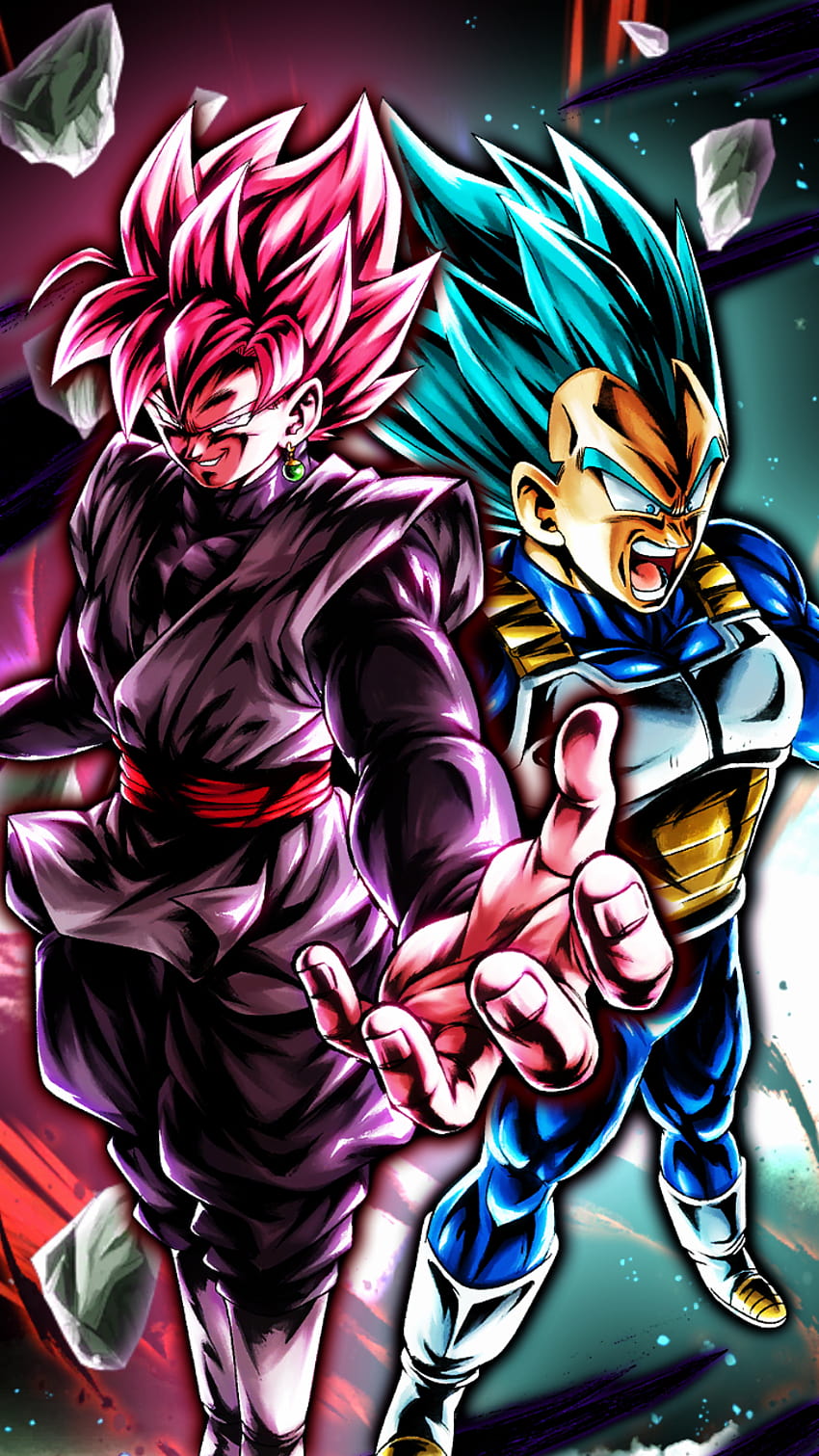 Goku Black Rosé и Vegeta Blue : DragonballLegends, капково гоку HD тапет за телефон