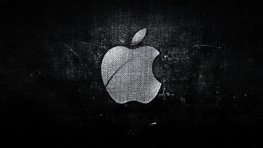 Apple untuk iPhone Wallcapture, logo iphone perak Wallpaper HD
