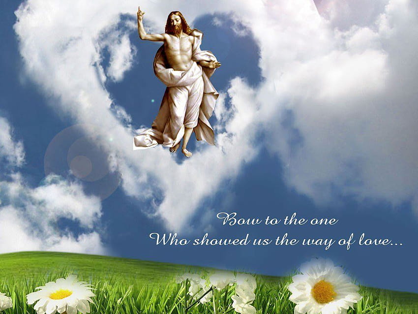 Tarjeta de felicitación del verso de la Biblia Pascua, jesús pascua santa fondo de pantalla