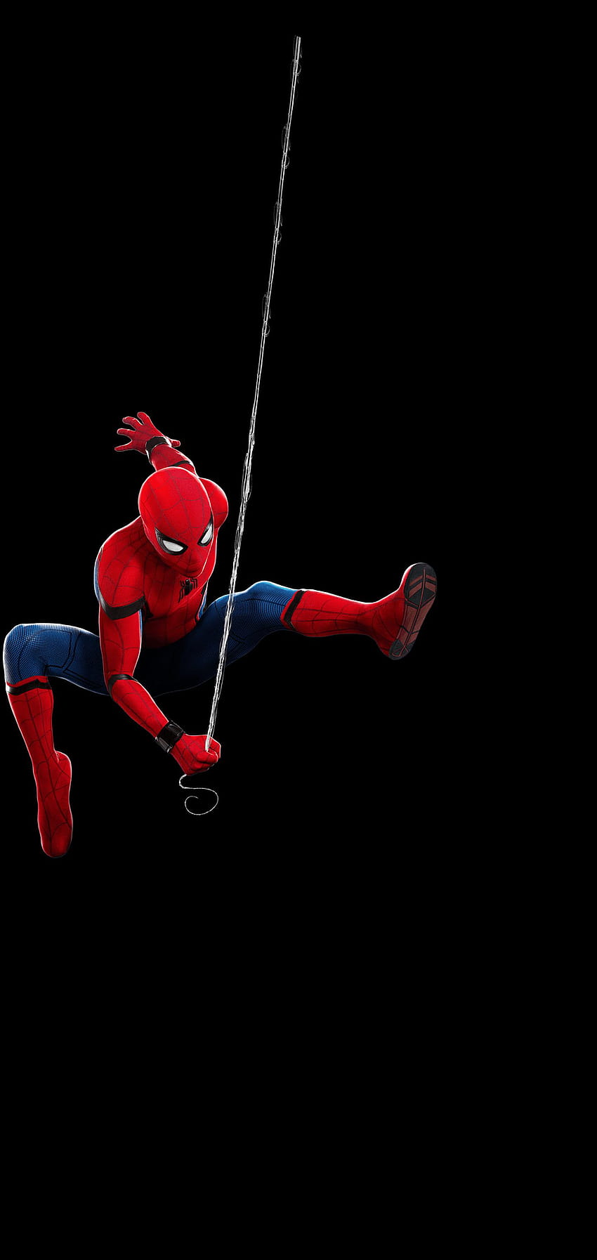 Spider Man Notch, amoled човек паяк HD тапет за телефон