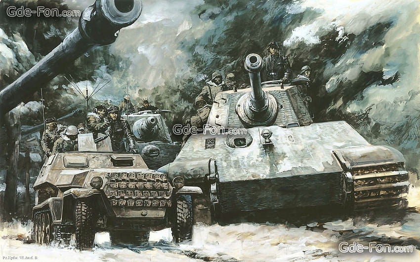 重い、戦争、ドイツ語、戦車、タイガー ii 高画質の壁紙