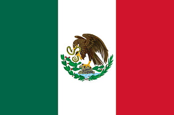 5in x 3in Mexican Flag Sticker