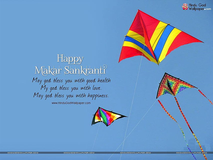 Happy Makar Sankranti Wallpaper With Colorful Kite String For Festival Of  India Stock Illustration - Download Image Now - iStock