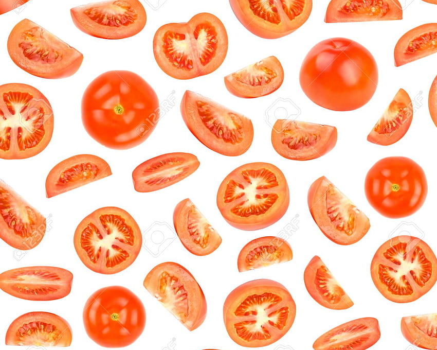 Fresh Red Tomato graphic Pattern Tomato Isolated [1300x1300] for your , Mobile & Tablet HD wallpaper