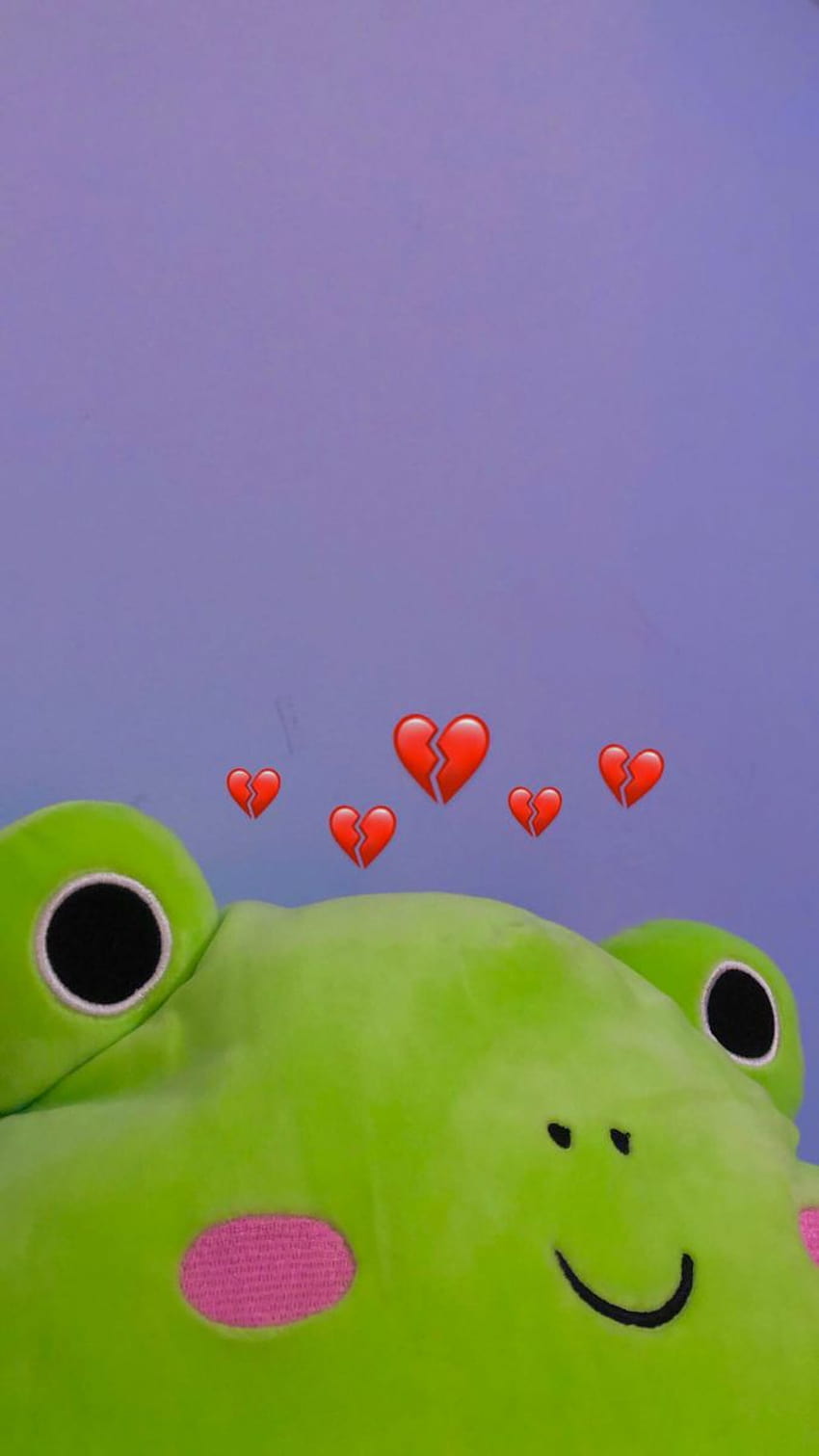 squishmallow frog, żaba estetyczna Tapeta na telefon HD
