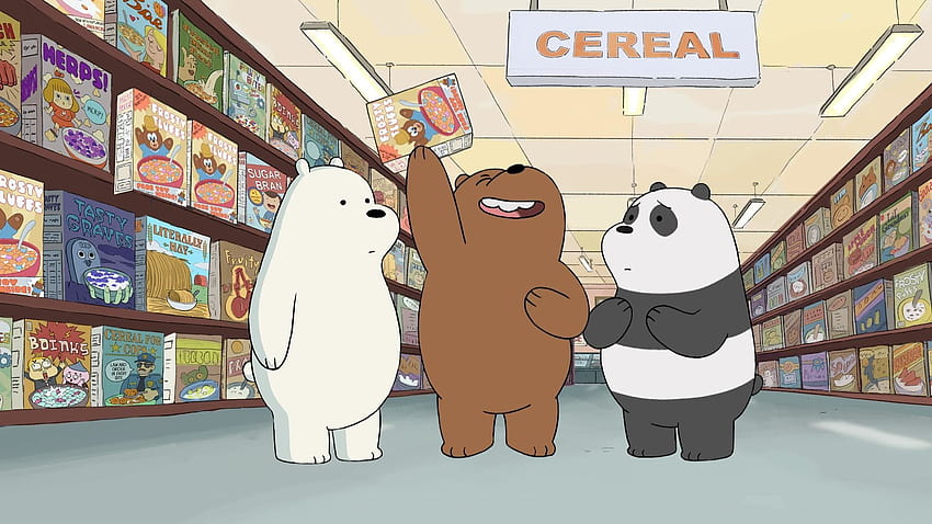 We Bare Bears Backgrounds posted by Ryan Sellers, aesthetic laptop we bare bears HD wallpaper