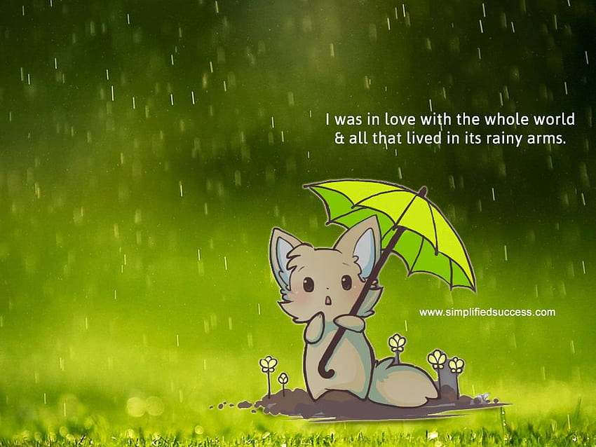 Happy Rainy Day , PC用, ハッピーモンスーン 高画質の壁紙