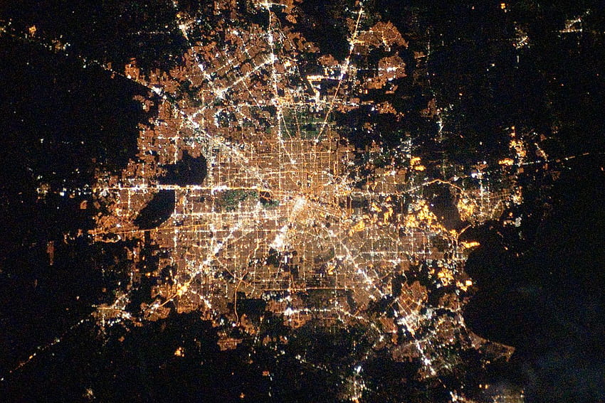Хюстън, Тексас през нощта: на деня, Хюстън Тексас HD тапет