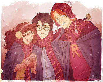 Harry and ron art wallpapers Pxfuel